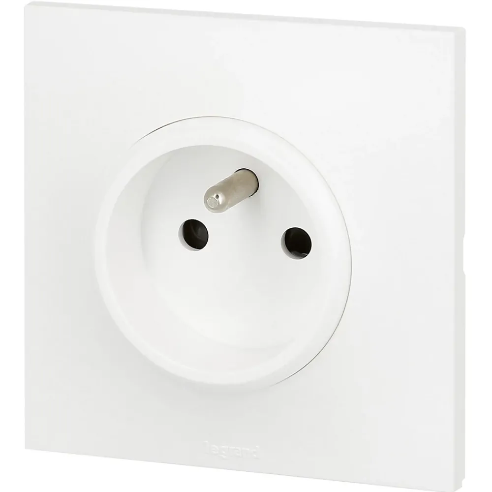 Legrand Prise Encastrable-Prise de courant avec terre Neptune 0 913 30 couleur blanc 16 A 250 V
