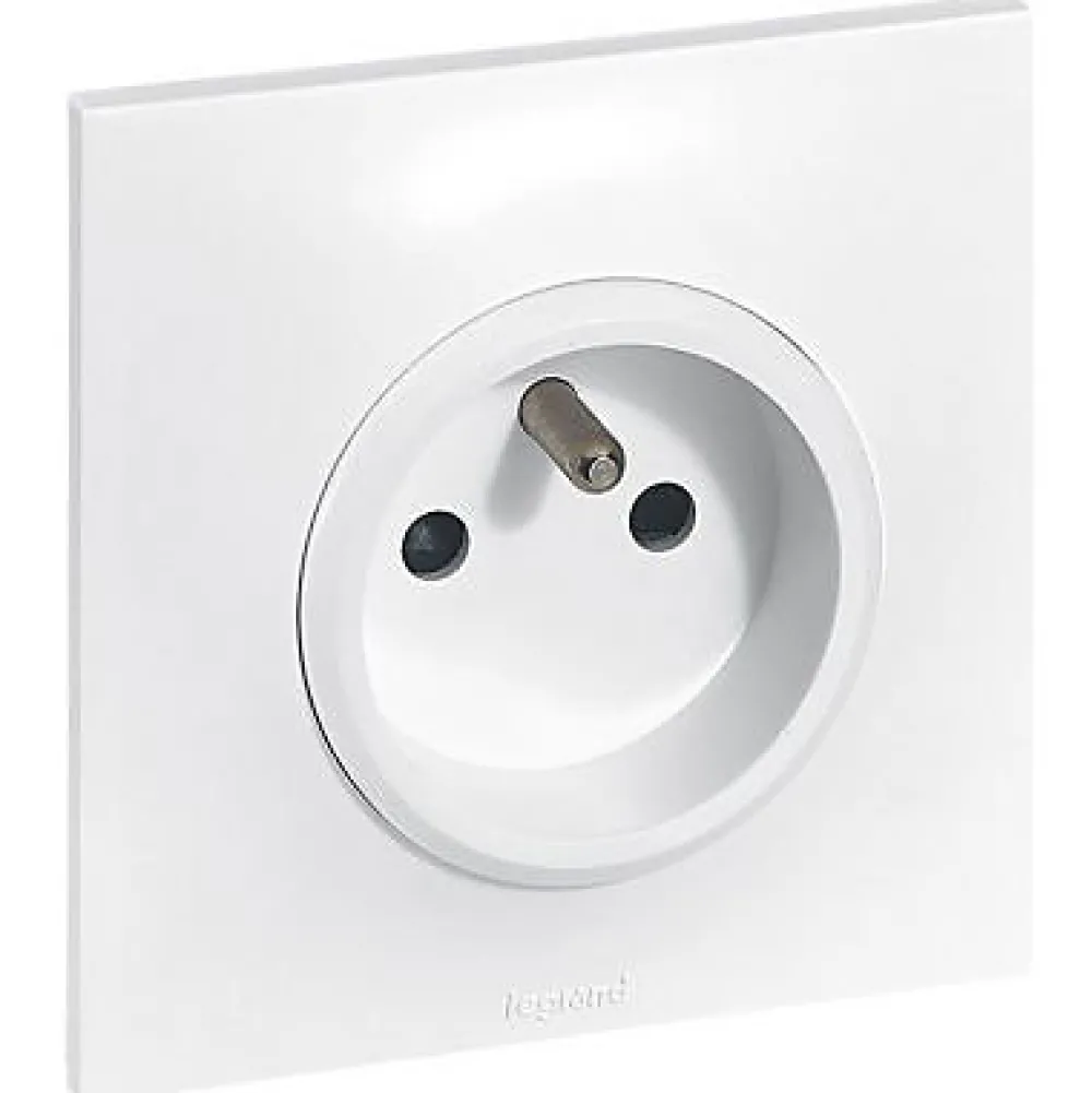 Legrand Prise Encastrable-Prise de courant avec terre Neptune 0 913 30 couleur blanc 16 A 250 V