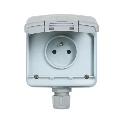 Legrand Borne Recharge Voiture Électrique|Transformateur, Convertisseur Et Chargeur Usb-Prise de courant étanche + disjoncteur Green'up pour véhicule électrique