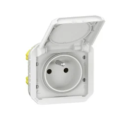 Legrand Prise Encastrable-Prise de courant étanche - Plexo - Composable - - 2P+T - 16 A - Blanc - IP55