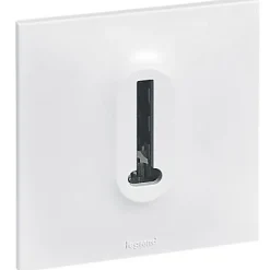 Legrand Prise Encastrable-Prise de téléphone Neptune plastique blanc mat