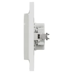 Schneider Electric Prise double avec terre complète Odace blanc