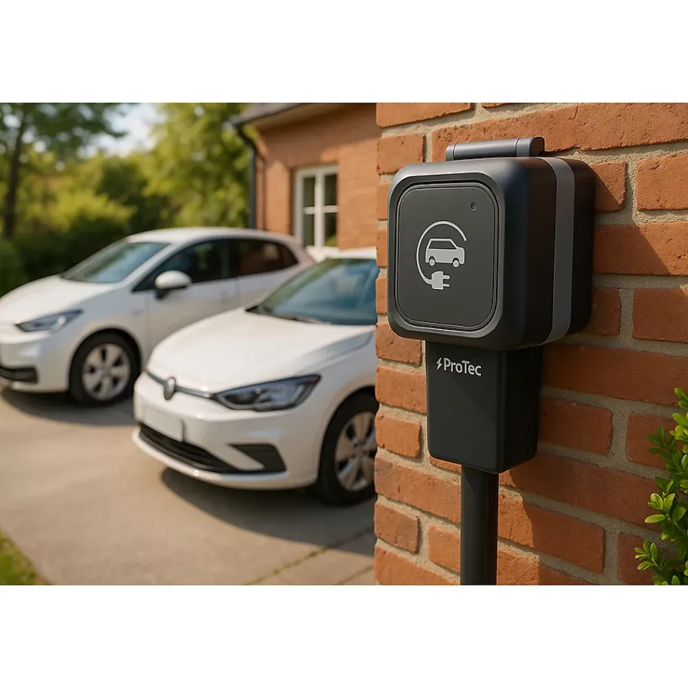 Protec Prise Easy Charge IP55 3,6 kW + interrupteur diff + disjoncteur