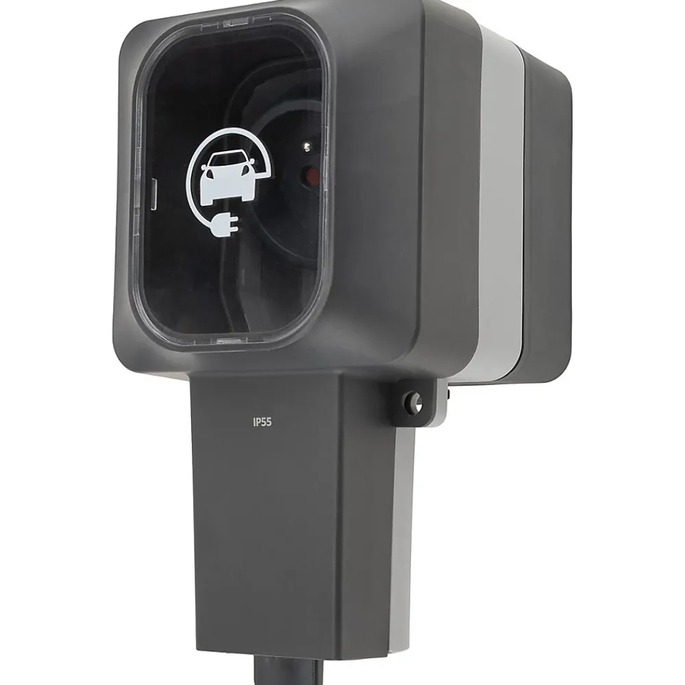 Protec Prise Easy Charge IP55 3,6 kW + interrupteur diff + disjoncteur