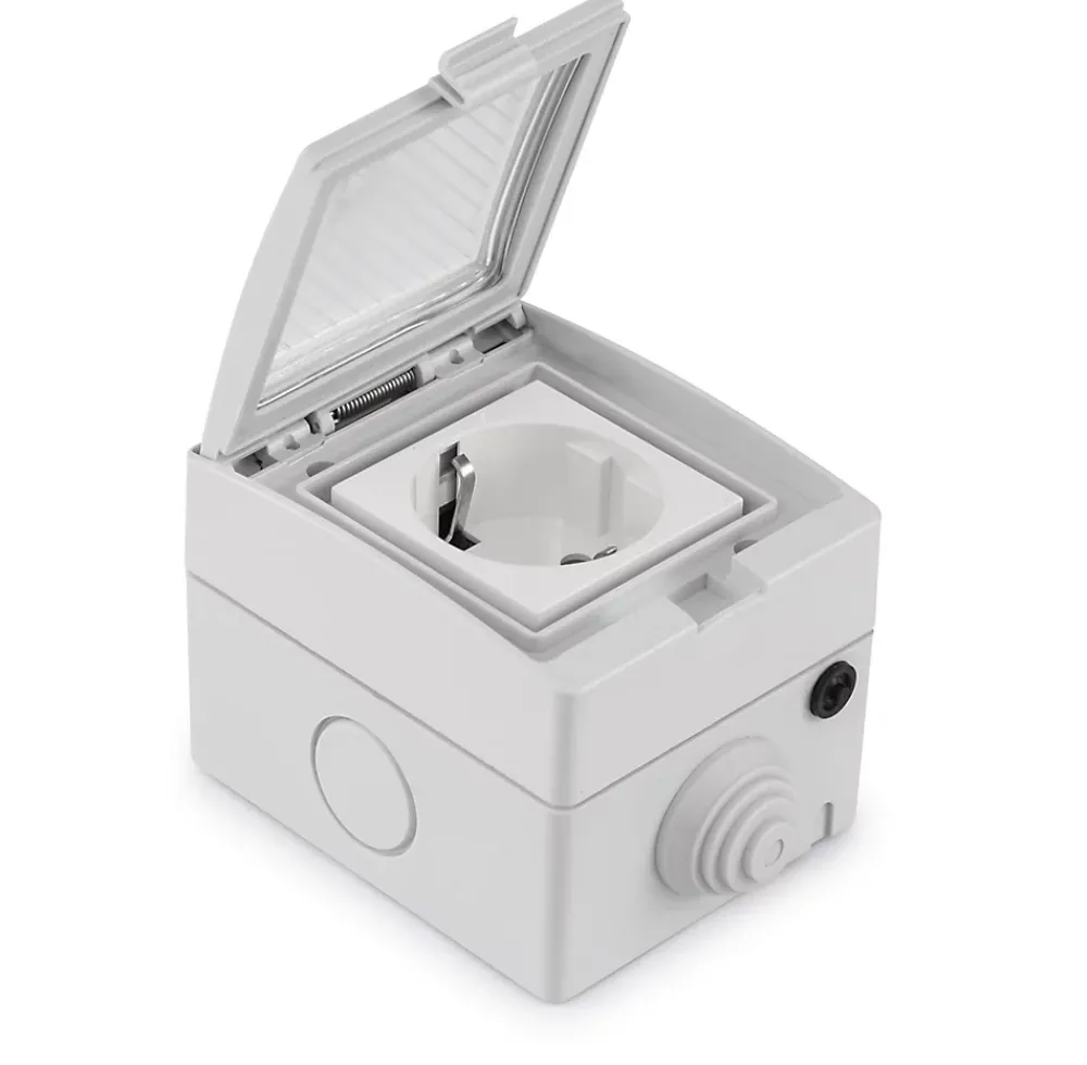Konyks Prise Étanche-Prise extérieure Wifi/Bluetooth 16A (EU Type F) , IP55