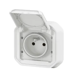 Legrand Prise Plexo blanc à griffes 220V