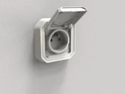 Legrand Prise Plexo blanc à griffes 220V