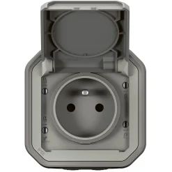 Legrand Prise Plexo gris en saillie 220V