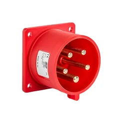 Ide Interrupteur Étanche-Prise Male Encastrable Tétrapolaire 32a 3p+n+t 380v - 5 Broches - étanche Ip44 -