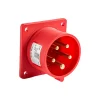 Ide Interrupteur Étanche-Prise Male Encastrable Tétrapolaire 16a 3p+n+t 380v - 5 Broches - étanche Ip44 -