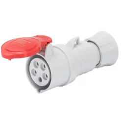 Gewiss Prise En Saillie-Prise mobile droite rouge câblage rapide 16A/400V - 3P+T - IP44/IP54 - - GW62008FH
