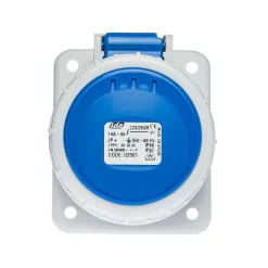 Ide Interrupteur Étanche-Prise Monophasé 16a 2p+t - Encastrable Sur Coffret - étanche Ip67 -