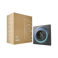 Fibaro Commande De L'Éclairage-Prise Murale Intelligente Type F Walli Z-wave Plus - Fgwof-011-8