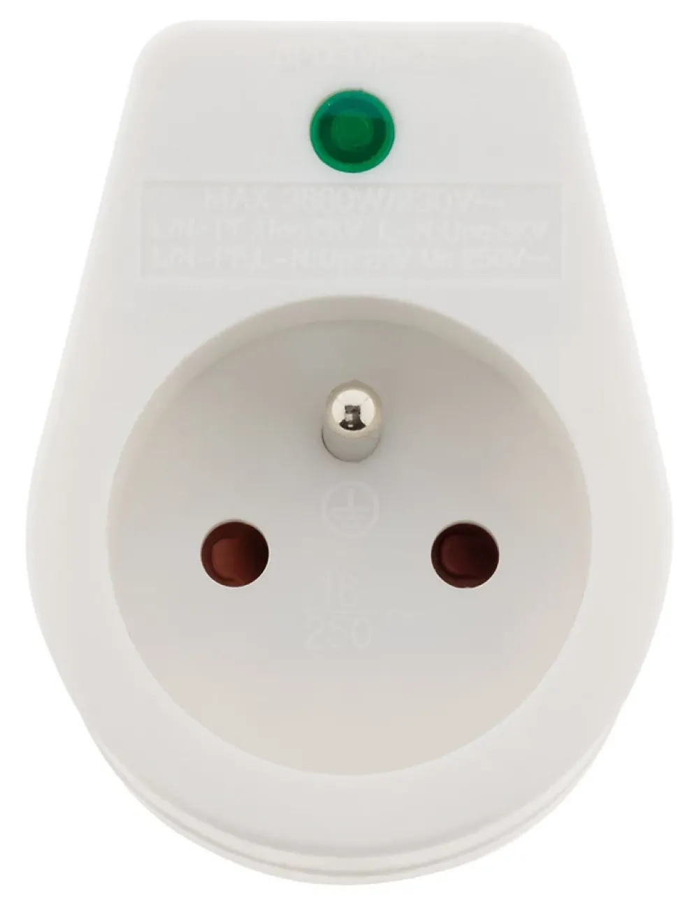 Zenitech Multiprise-Prise parafoudre simple 2P+T -