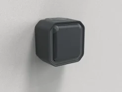 Legrand Prise 2 pôles avec terre complet saillie Plexo anthracite