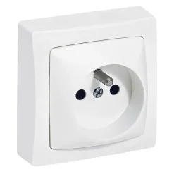 Legrand Prise En Saillie-Prise 2 pôles+terre ASL blanc