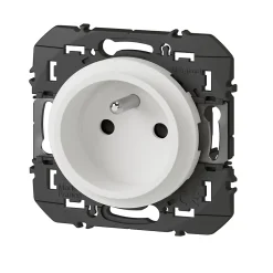 Legrand Prise 2 pôles + terre Dooxie easyréno blanc carrée à composer