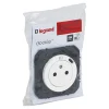 Legrand Prise Encastrable-Prise 2 pôles + terre + Prise USB-C Dooxie blanc carrée