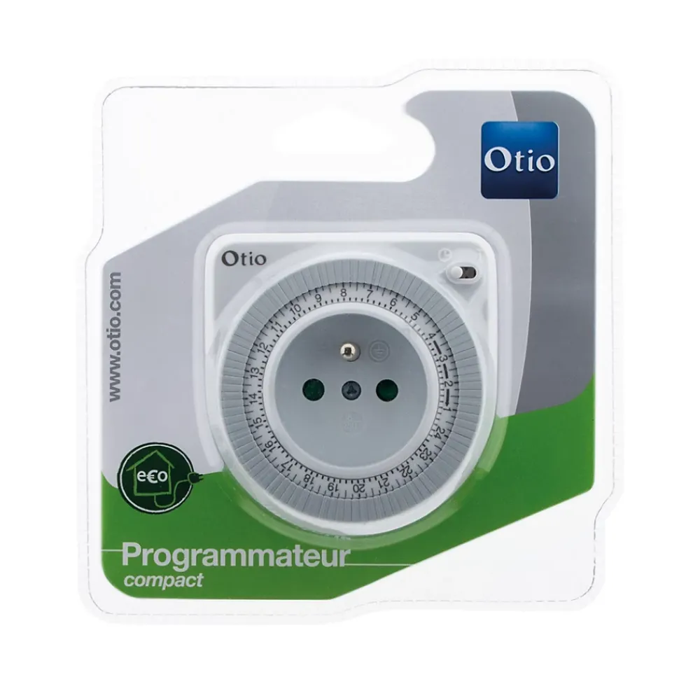 Otio Prise Programmable-Prise programmable journalière Blanc