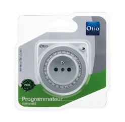 Otio Prise Programmable-Prise programmable journalière Blanc
