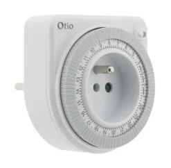 Otio Prise Programmable-Prise programmable journalière Blanc