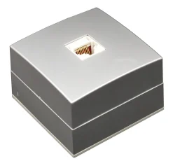 Prise RJ45 Bel'Vue 130473 montage en saillie couleur argent