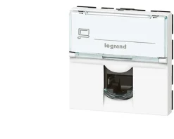 Legrand Prise Encastrable-Prise RJ45 cat.6A STP 2 modules Mosaic composable