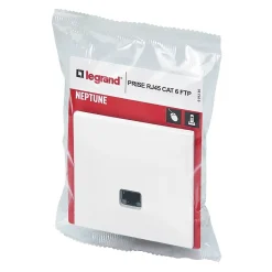 Legrand Prise RJ45 CAT6 Neptune Blanc mat