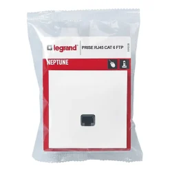 Legrand Prise RJ45 CAT6 Neptune Blanc mat
