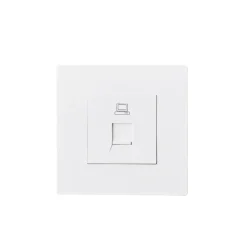 Prise Encastrable-Prise RJ45 encastrable blanc complet