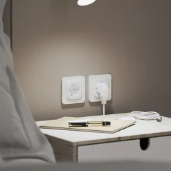 Jacobsen Prise Encastrable-Prise RJ45 éthernet Kennet blanc complet