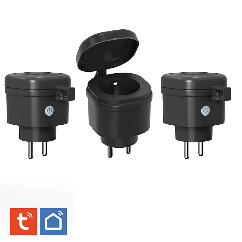 Kyf 3 Prises Extérieures 3680W connectées Wifi + Suivi de consommation
