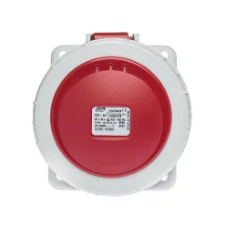 Ide Prise Tétrapolaire 32a 3p+n+t - 5 Broches - Encastrable Sur Coffret - étanche Ip67 -