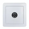 Schneider Electric Prise TV simple complète saillie Alréa blanc