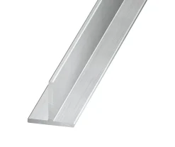 Profilé T aluminium brut 15 x 15 mm, 1 m