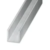 Profilé U aluminium brut 10 x 20 x 10 mm, 2 m