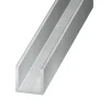 Profilé-Profilé U aluminium brut 10 x 20 x 10 mm, 1 m
