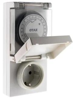 Zenitech Programmateur extérieur Schuko IP44 48 programmes -