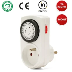 Velamp Programmateur journalier 24 heures à segments