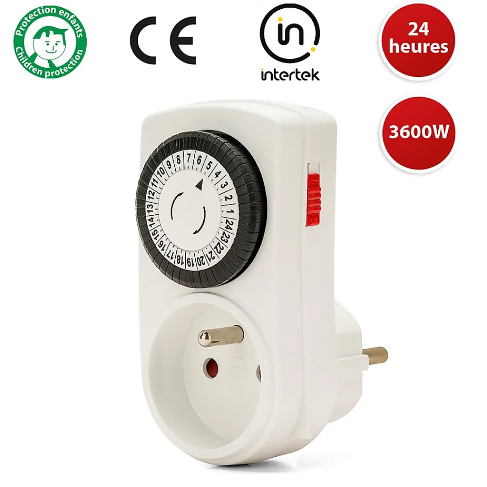 Velamp Programmateur journalier 24 heures à segments