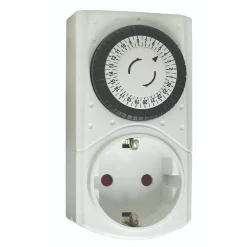 Chacon Programmateur mécanique prise Schuko -