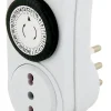 Velamp Programmateur quotidien 24 heures, avec fiche / prise 10 / 16A