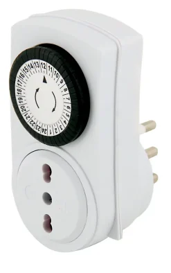 Velamp Programmateur quotidien 24 heures, avec fiche / prise 10 / 16A