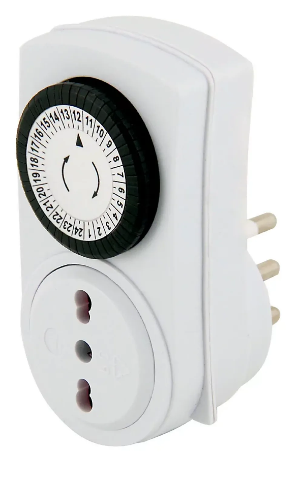 Velamp Programmateur quotidien 24 heures, avec fiche / prise 10 / 16A