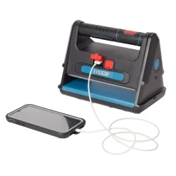 Erbauer Projecteur Et Lampe De Chantier-Projecteur de chantier sur batterie + USB 2000 lumens sans fil