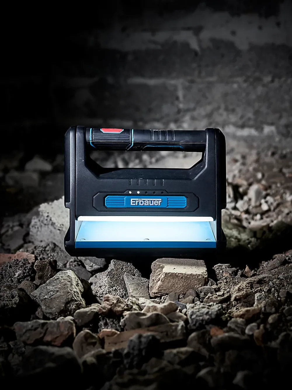 Erbauer Projecteur de chantier sur batterie 1000 lumens