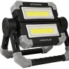 Maximus Projecteur de chantier portatif rechargeable M-WKL-021 - 2x500lm