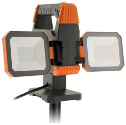 Zenitech Projecteur Et Lampe De Chantier-Projecteur de chantier sur trépied 2x15W 2500lm IP54