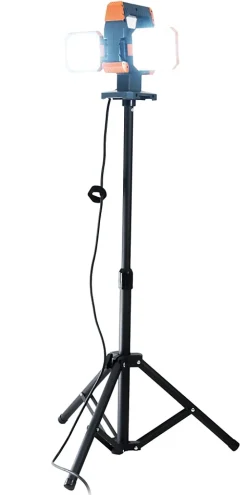 Zenitech Projecteur Et Lampe De Chantier-Projecteur de chantier sur trépied 2x15W 2500lm IP54