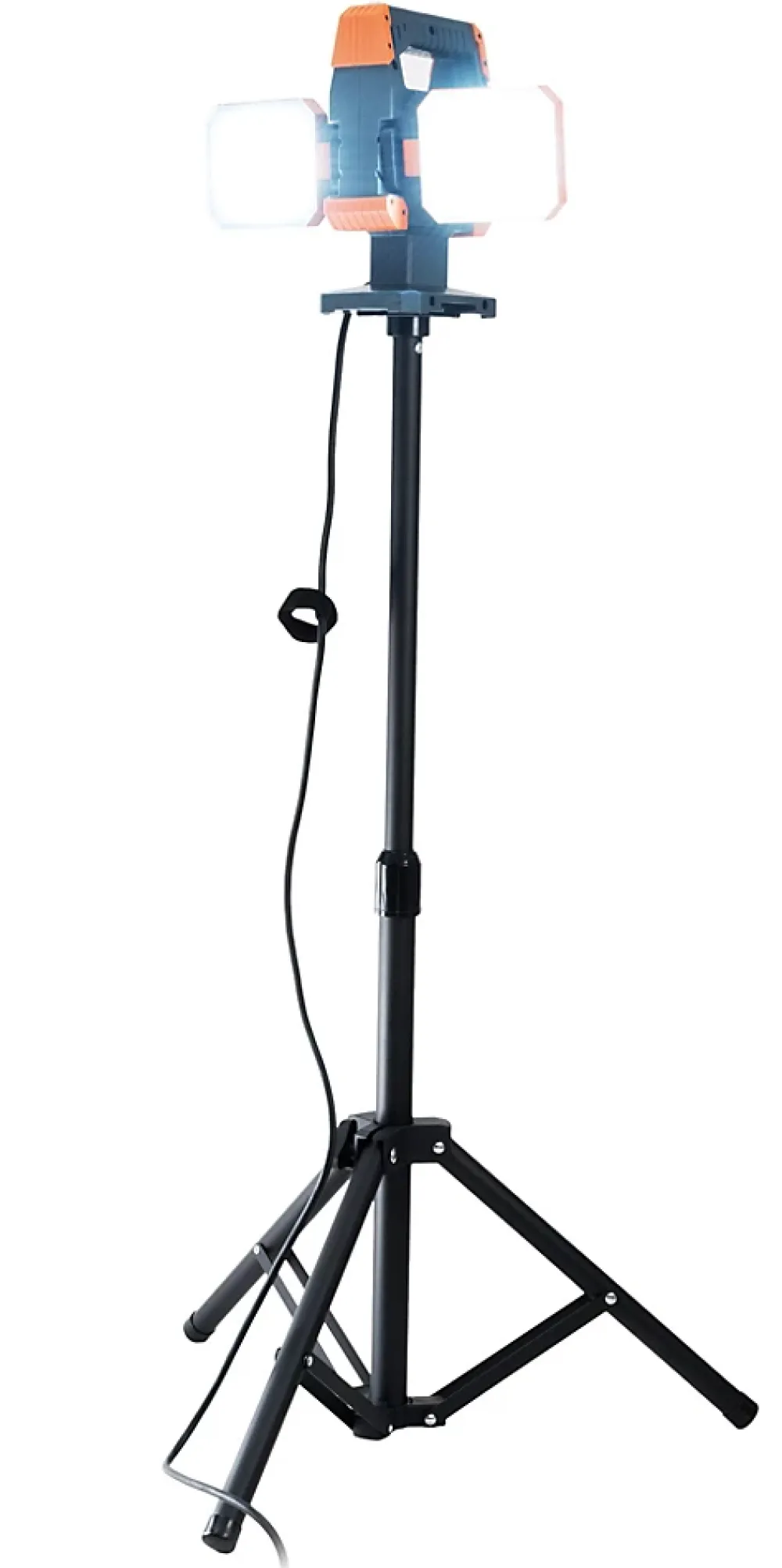 Zenitech Projecteur Et Lampe De Chantier-Projecteur de chantier sur trépied 2x15W 2500lm IP54